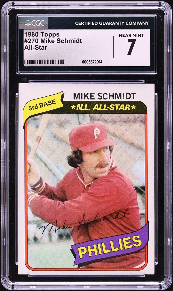 1980 Topps Mike Schmidt ALL-STAR #270 CGC 7 NRMT