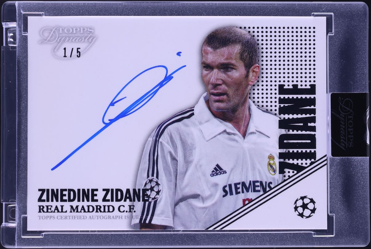 2022 Topps Dynasty UEFA Champions League Black Zinedine