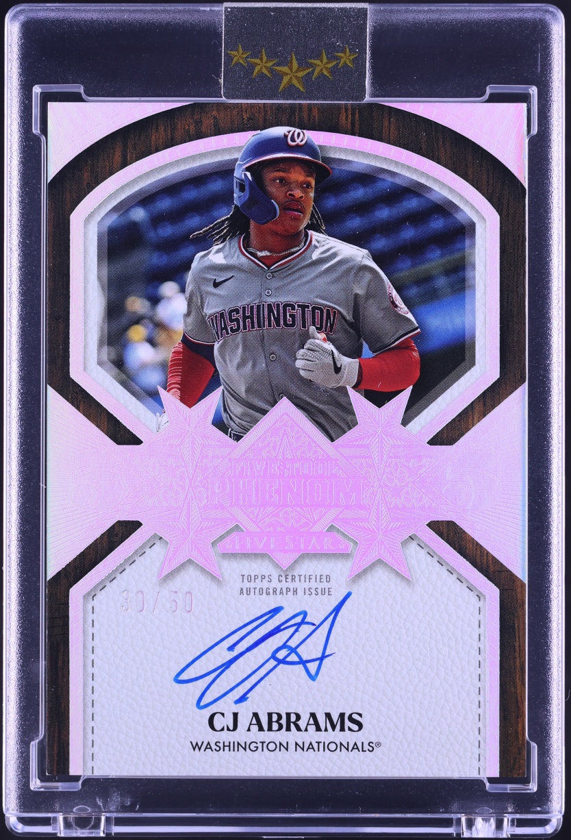 2025 Topps Five Star Five Tool Phenom CJ Abrams AUTO /50 #FTPA-CA