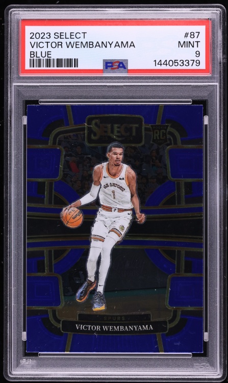 2023 Select Concourse Blue Victor Wembanyama ROOKIE #87 PSA 9 MINT