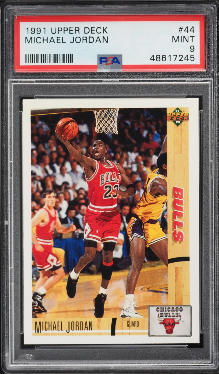 1991 Upper Deck Basketball Michael Jordan #44 PSA 9 MINT