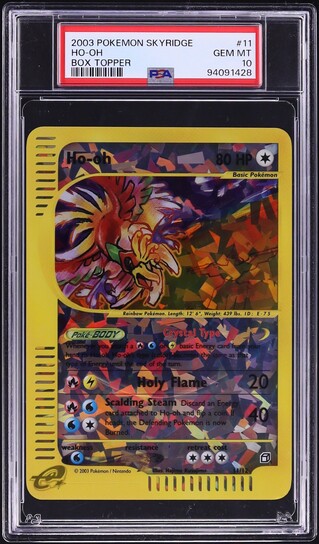 2003 Pokemon Skyridge Box Topper Ho-Oh #11 PSA 10 GEM MINT