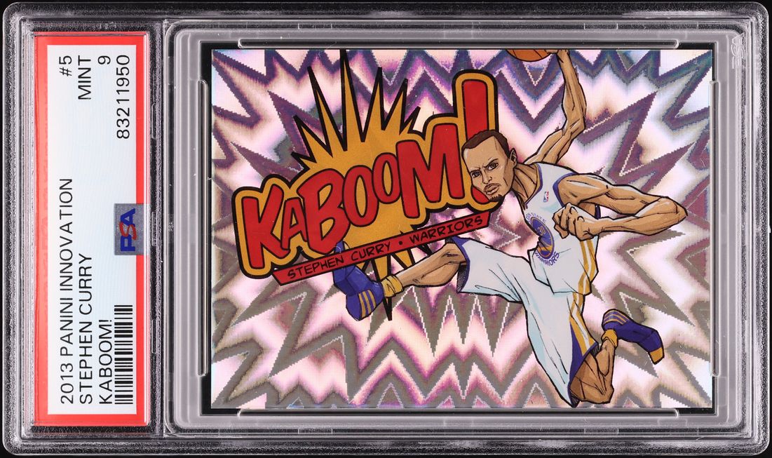 2013 Panini Innovation Kaboom! Stephen Curry #5 PSA 9 MINT