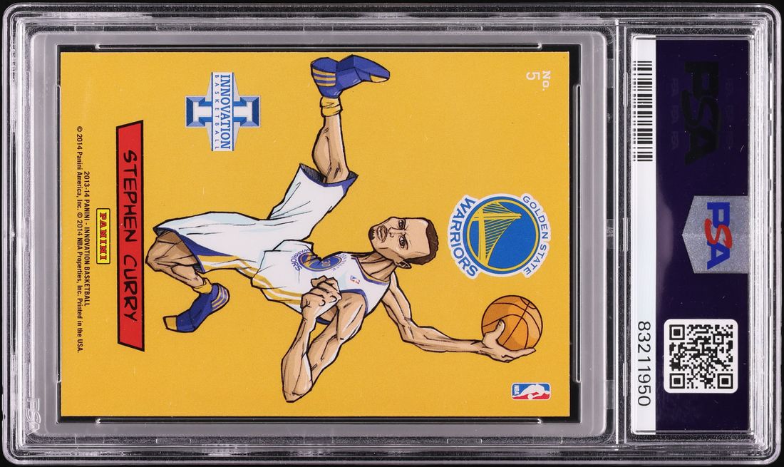 2013 Panini Innovation Kaboom! Stephen Curry #5 PSA 9 MINT