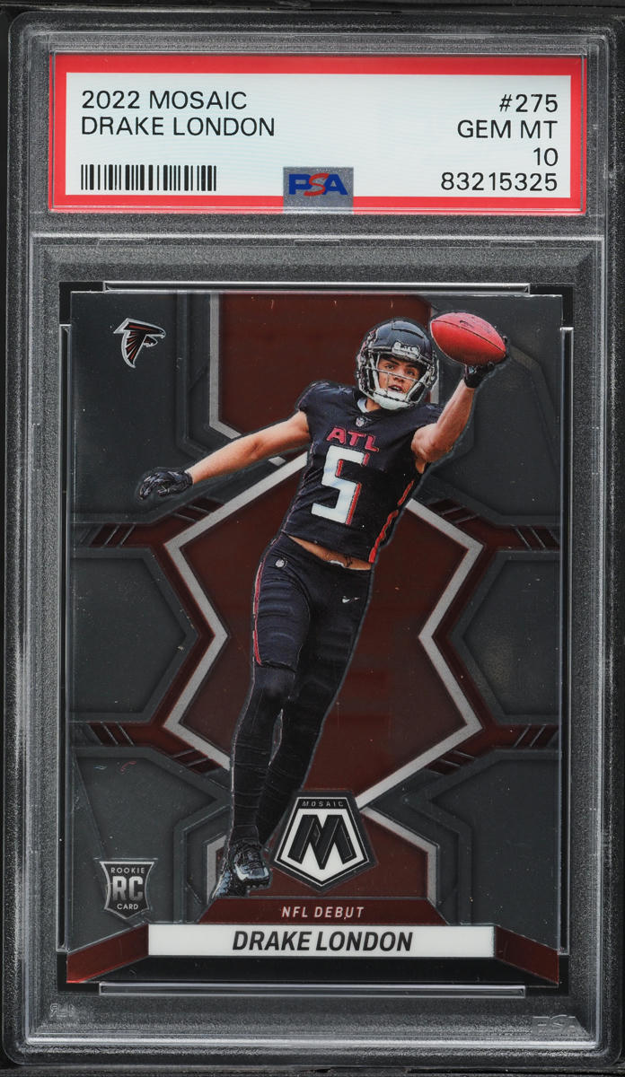 2022 Panini Mosaic Drake London ROOKIE #275 PSA 10 GEM MINT