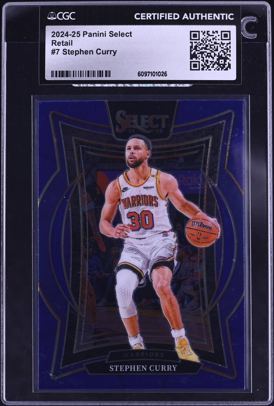 2024 Select Concourse Retail Stephen Curry #7 CGC AUTH