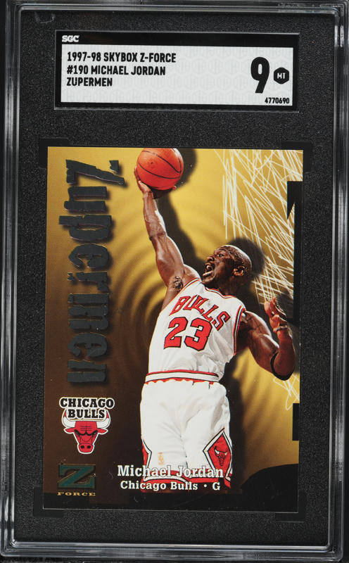 1997 SP Authentic Profiles III Michael Jordan /100 #P1 PSA 8 NM-MT