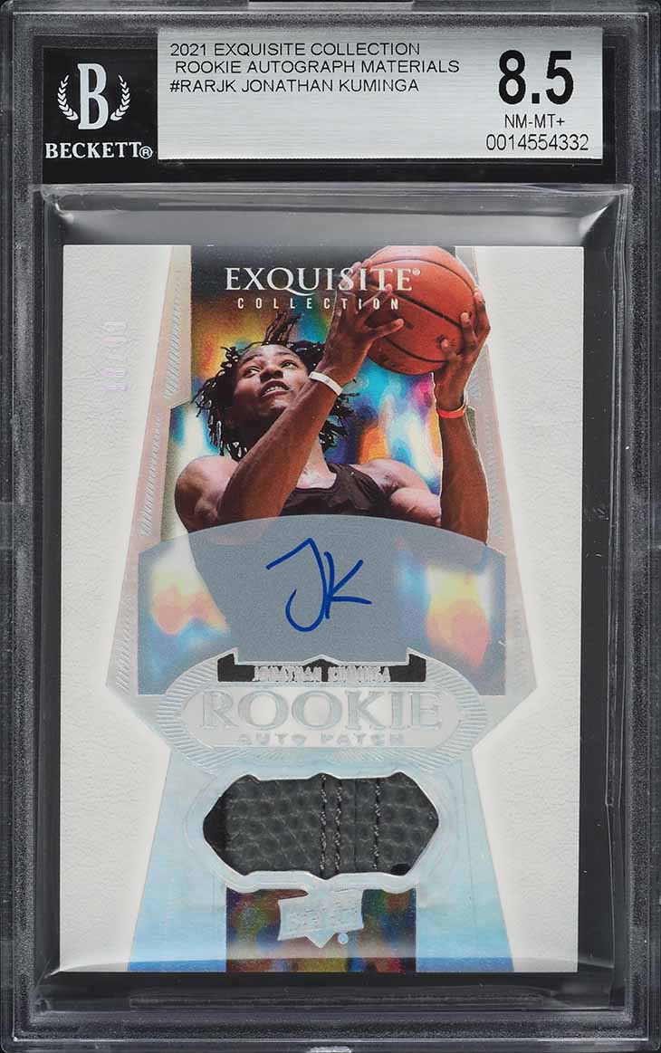 2021 Exquisite Collection Jonathan Kuminga ROOKIE PATCH AUTO