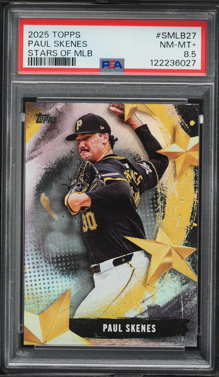 2025 Topps Stars Of MLB Paul Skenes #SMLB-27 PSA 8.5 NM-MT+