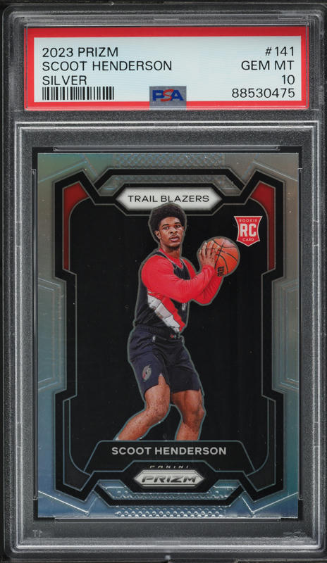 その他 SCOOT HENDERSON PRIZM DRAFT VENOM PSA10 2023 Panini Prizm Silver Scoot Henderson ROOKIE #141 PSA 10 GEM