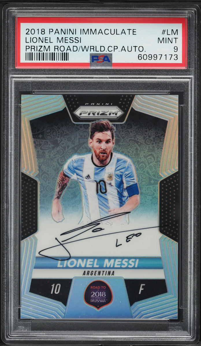 2018 Panini Prizm Road To The World Cup Silver Lionel Messi