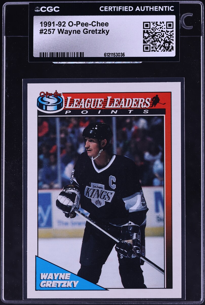 1991 O-Pee-Chee Hockey Wayne Gretzky #257 CGC AUTH