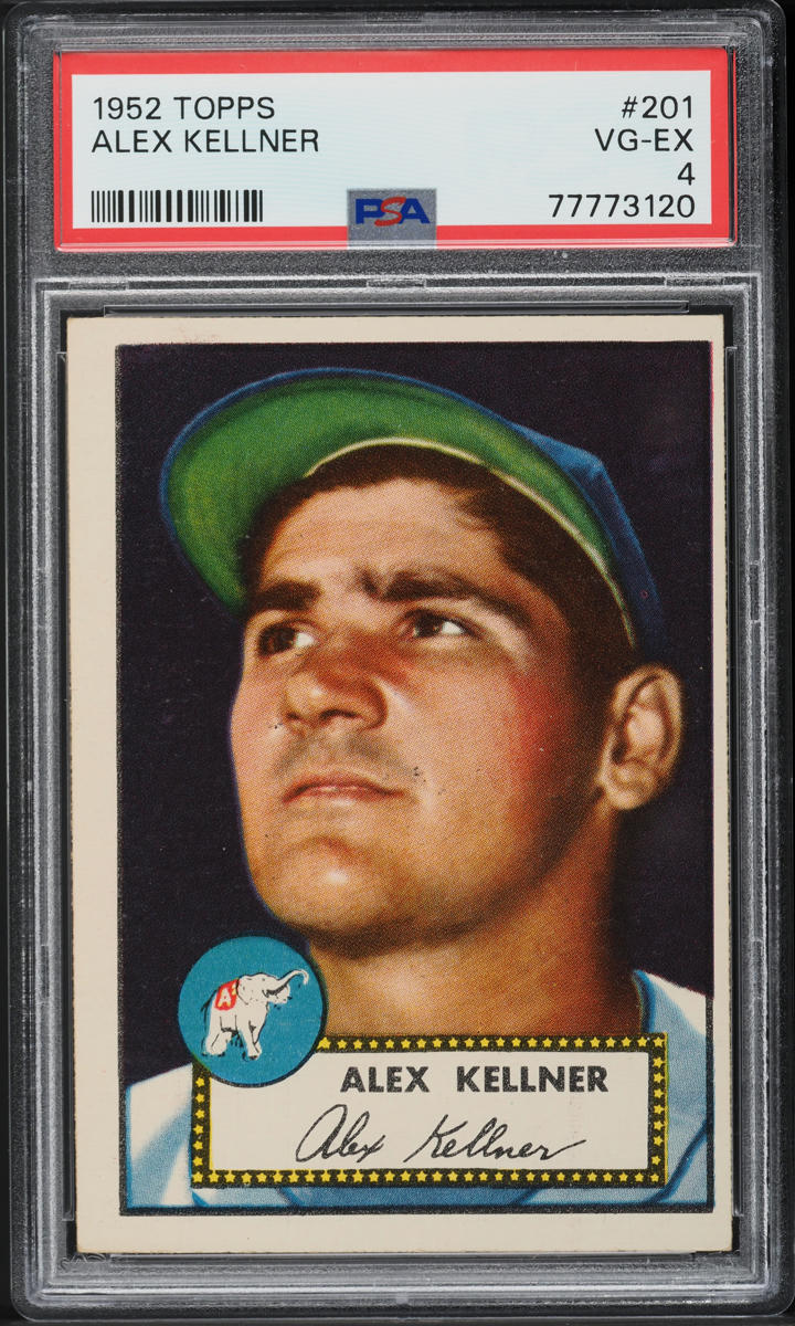 1952 Topps Alex Kellner #201 PSA 4 VGEX