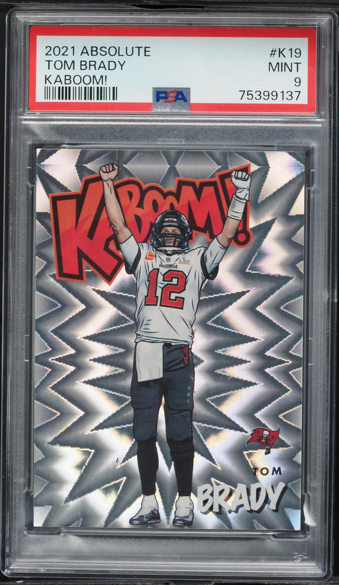 2021 Absolute Kaboom! Tom Brady #K19 PSA 9 MINT