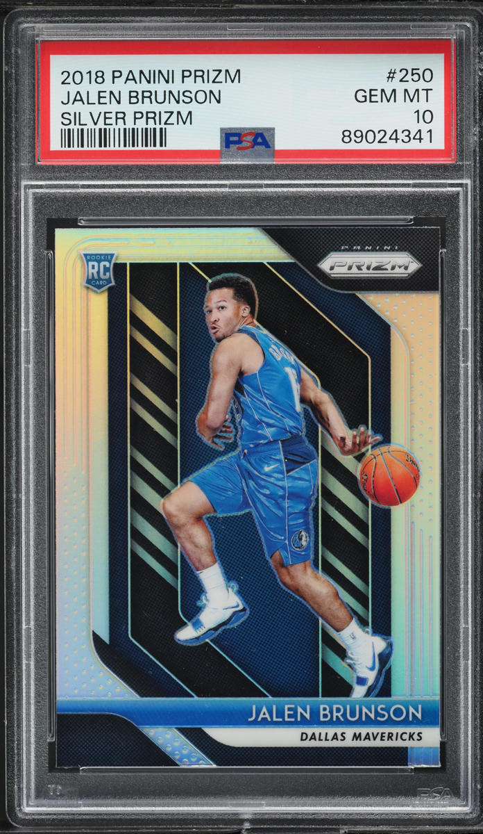 2018 Panini Prizm Silver Jalen Brunson ROOKIE #250 PSA 10 GEM MINT