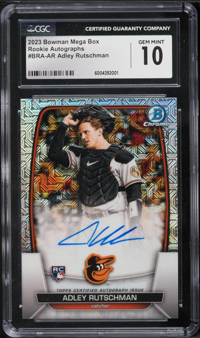 2023 Bowman Chrome Mega Box Adley Rutschman ROOKIE AUTO /99