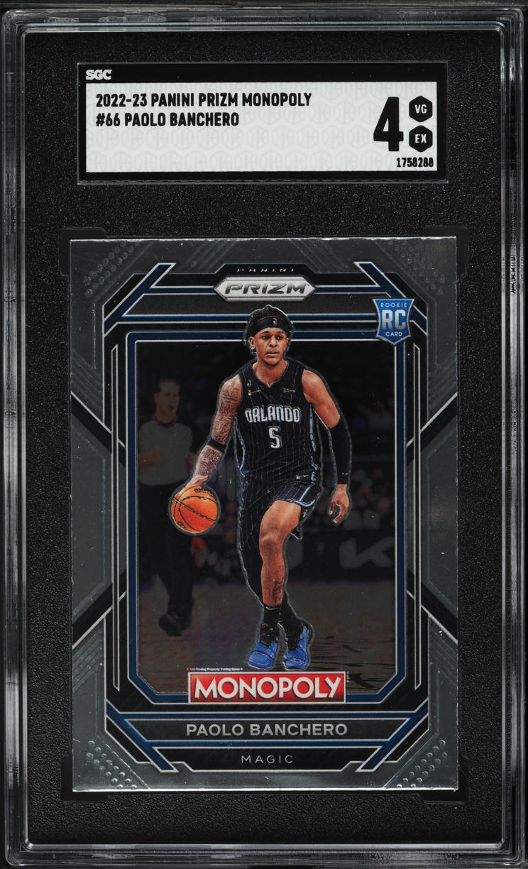 2022 Panini Prizm Monopoly Paolo Banchero ROOKIE #66 SGC 4 VGEX