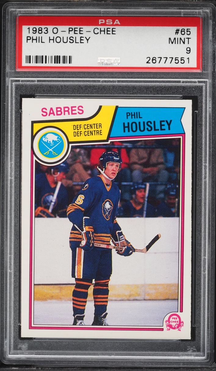 1983 O-Pee-Chee Hockey Phil Housley ROOKIE #65 PSA 9 MINT