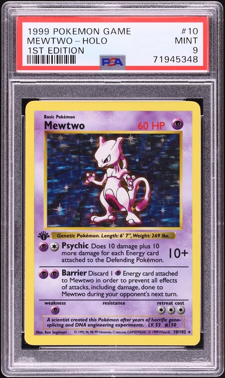 1999 Pokemon Topps The Movie Edition Super Psychic AUTO DNA 9 #0
