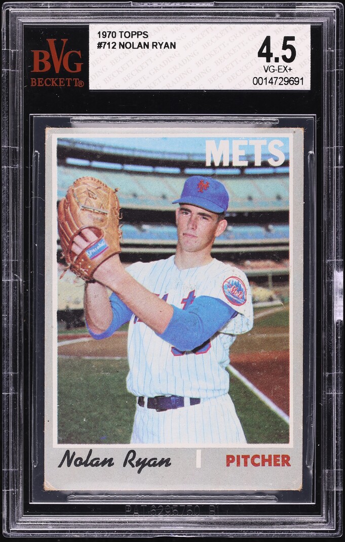 1970 Topps Nolan Ryan #712 BVG 4.5 VGEX+