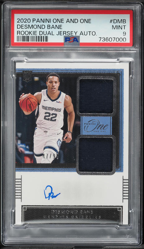 2020 Panini Prizm Silver Desmond Bane ROOKIE #297 PSA 10 GEM MINT