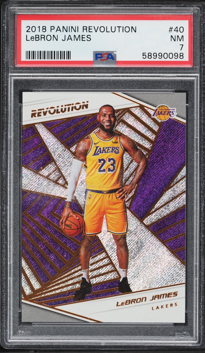 2018 Panini Revolution LeBron James #40 PSA 7 NRMT