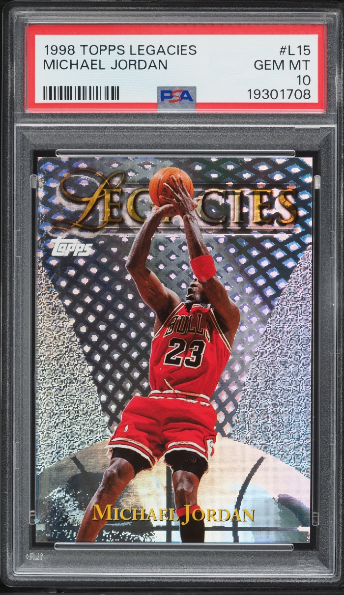 1998 Topps Legacies Michael Jordan #L15 PSA 10 GEM MINT