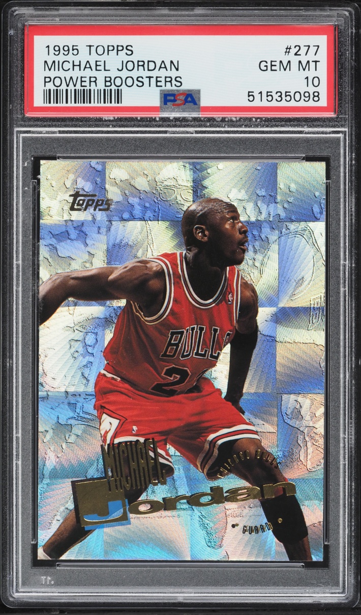 1995 Topps Power Boosters Michael Jordan #277 PSA 10 GEM MINT