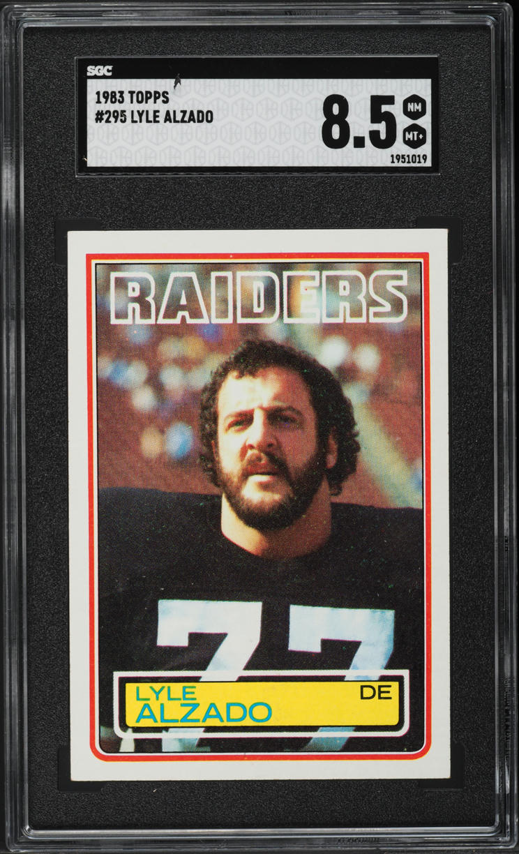 1983 Topps Football Lyle Alzado #295 SGC 8.5 NM-MT+