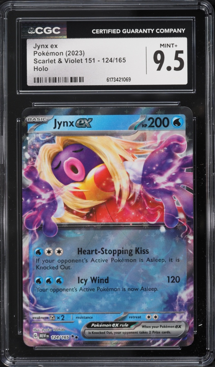 2023 Pokemon Scarlet & Violet 151 Holo Jynx ex #124 CGC 9.5 MINT+