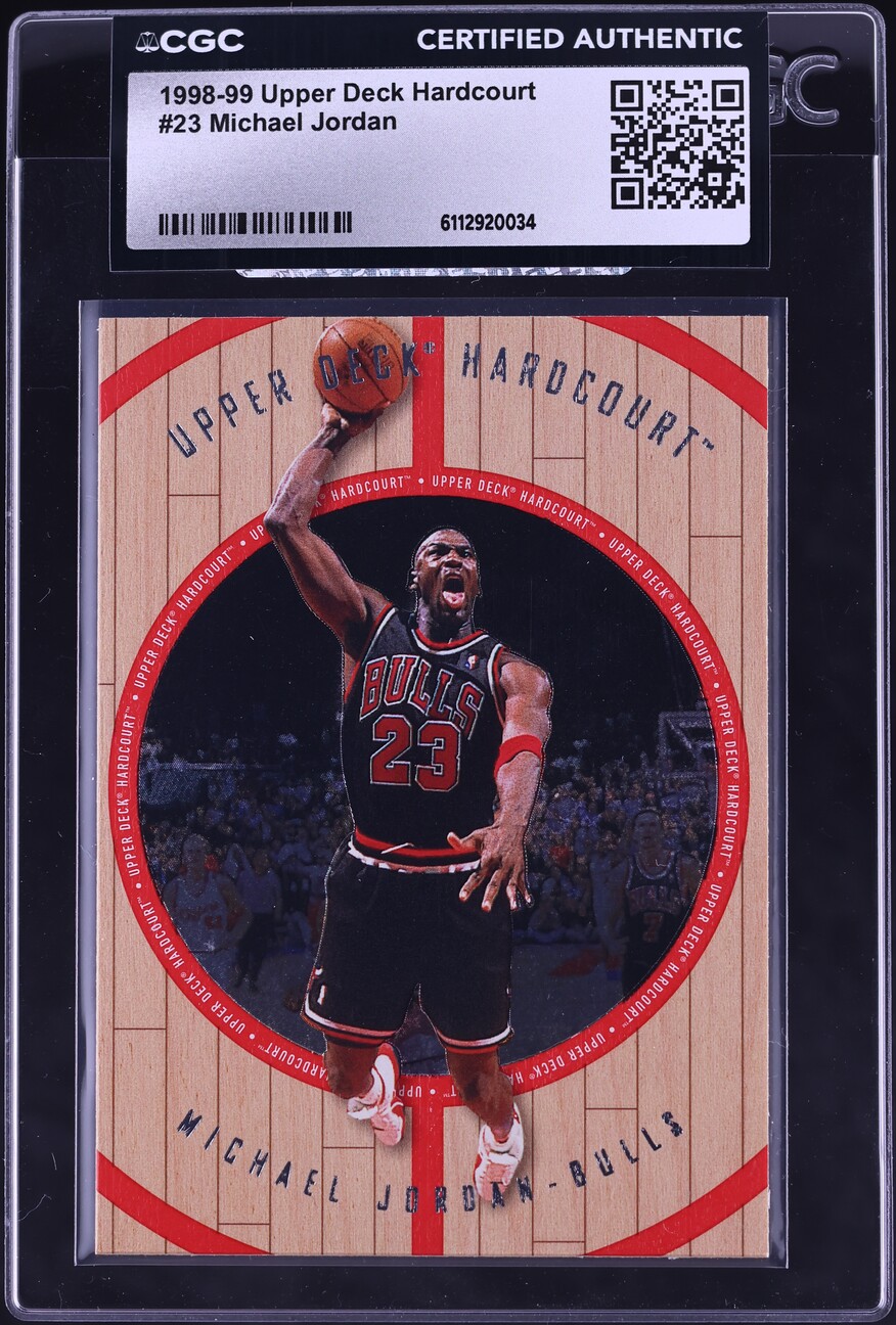 1998 Upper Deck Hardcourt Michael Jordan #23 CGC AUTH