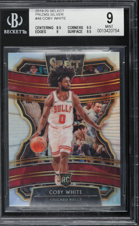 2019 Hoops Premium Stock Pulsar Coby White ROOKIE #204 PSA 9 MINT