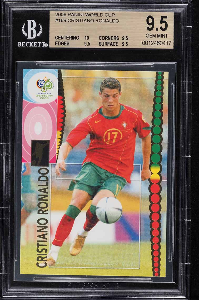 2006 Panini World Cup Germany Cristiano Ronaldo #169 PSA 10 GEM