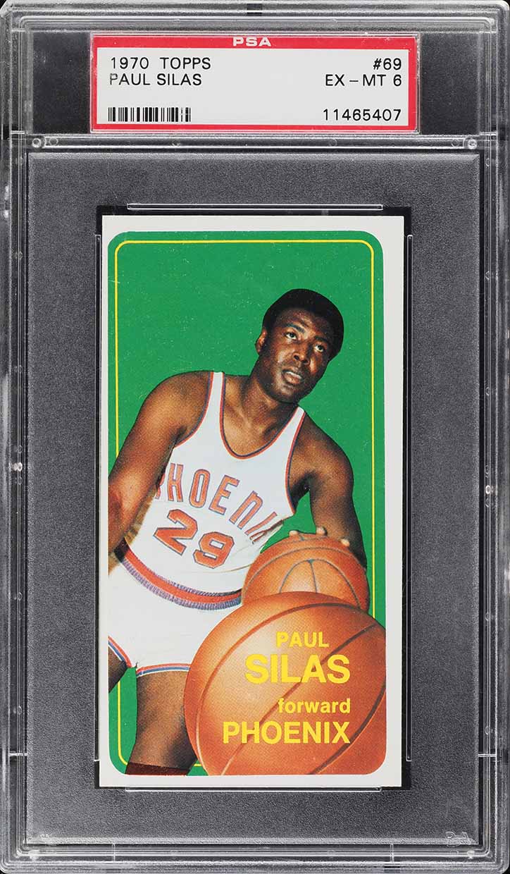 1970 Topps Basketball Paul Silas #69 PSA 6 EXMT - Main Image