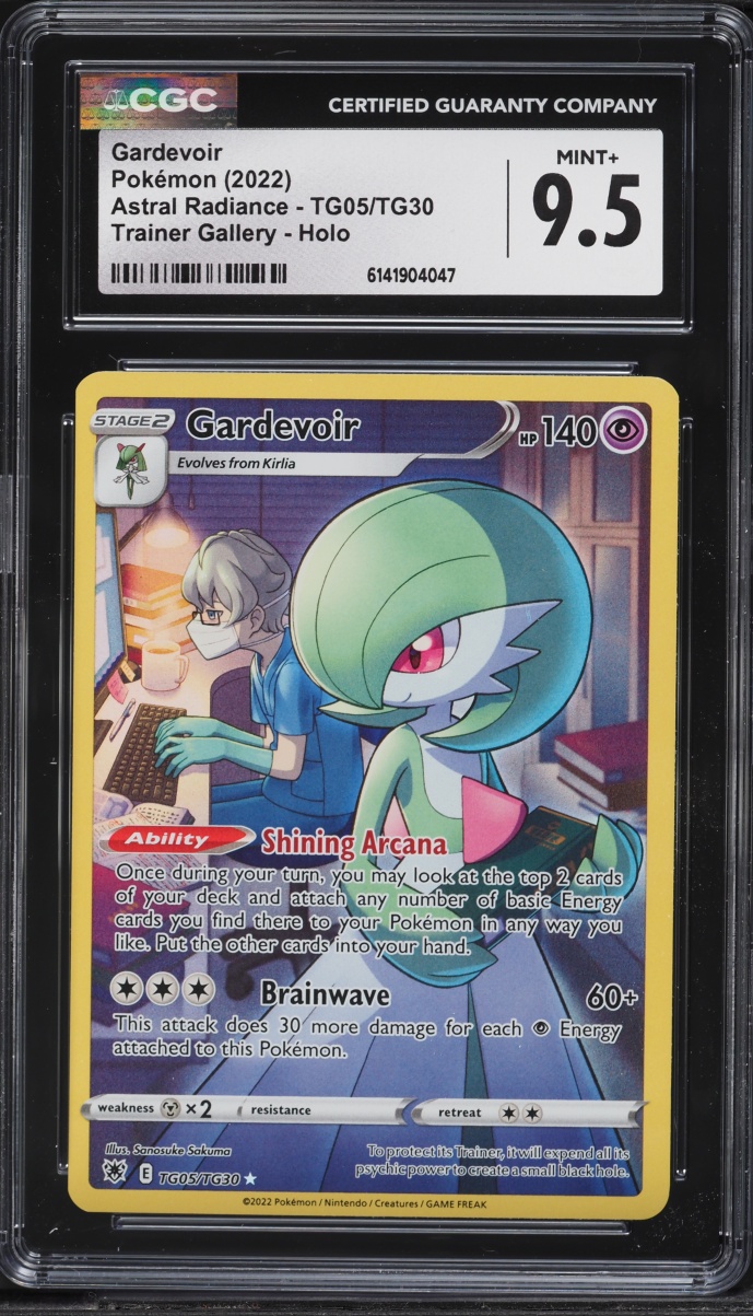 2022 Pokemon Sword & Shield Astral Radiance Trainer Gallery CHR Gardevoir #TG05 CGC 9.5 MINT+