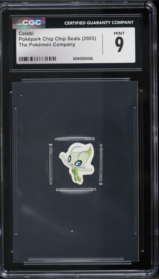 2005 Pokemon Pokepark Chip Chip Seals Celebi CGC 9 MINT on Fanatics Collect