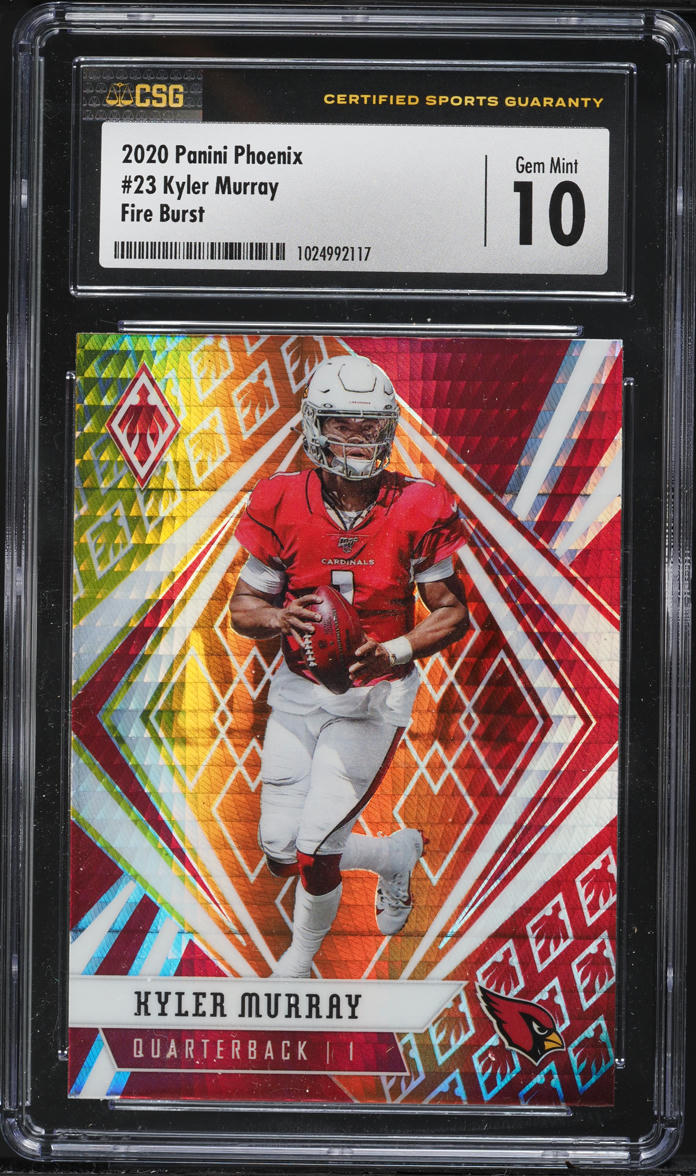 2020 Panini Phoenix Fanatics Exclusive Set Fire Burst Kyler Murray #23 CSG 10 GEM MINT