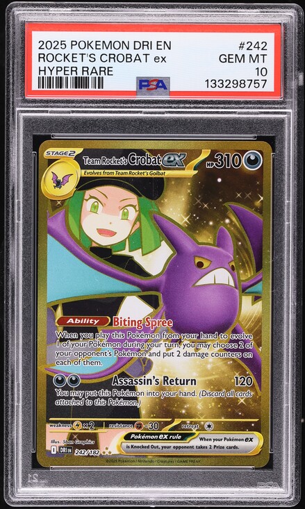 2025 Pokemon Scarlet & Violet Destined Rivals SIR Team Rocket's