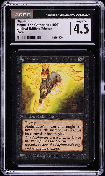 1993 Magic The Gathering MTG Alpha Black Lotus AUTO PSA 10 GEM