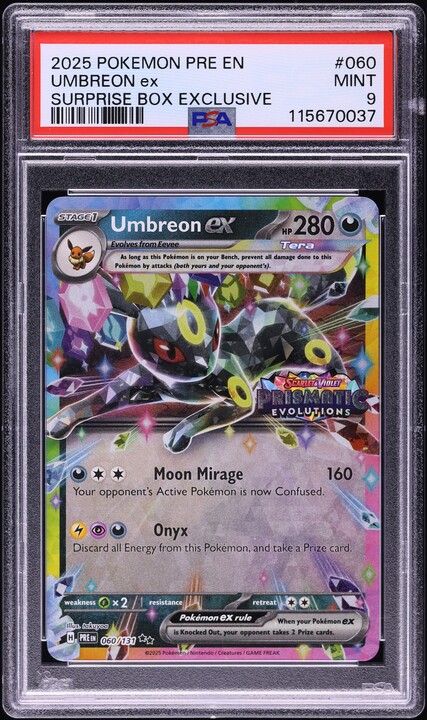 2025 Pokemon SV Prismatic Evolutions Special Illustration