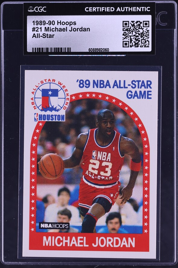 1989 Hoops Michael Jordan ALL-STAR #21 PSA 10 GEM MINT on Fanatics