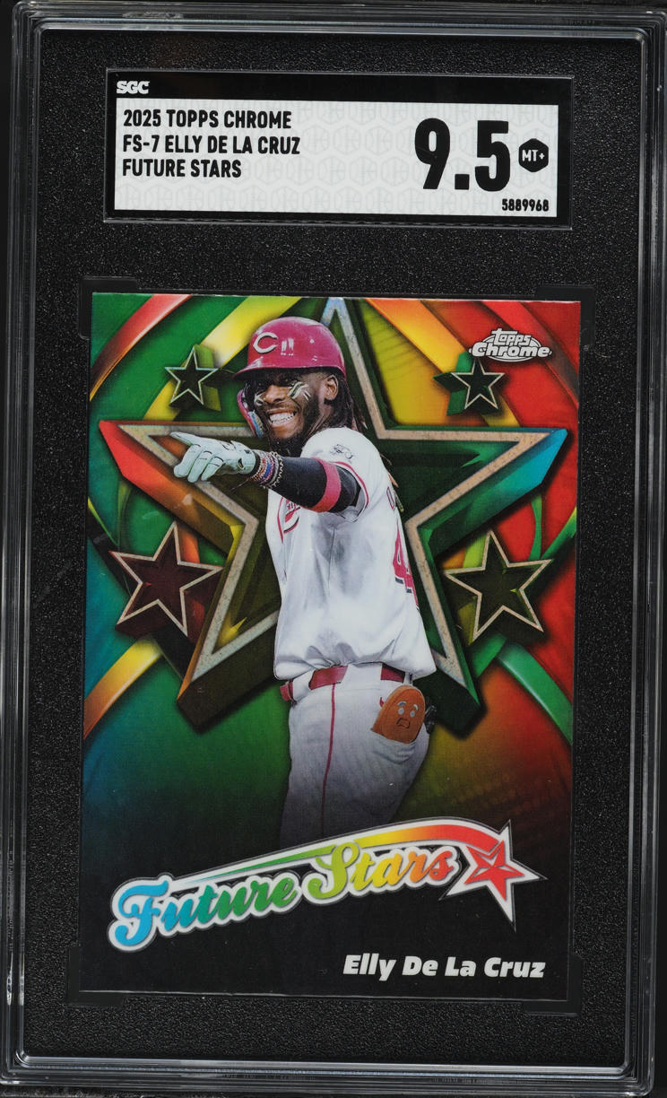 2025 Topps Chrome Future Stars Elly De La Cruz #FS-7 SGC 9.5 MINT+