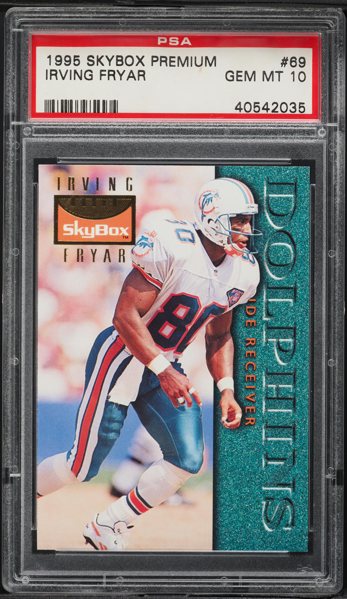 1995 Skybox Premium Irving Fryar #69 PSA 10 GEM MINT