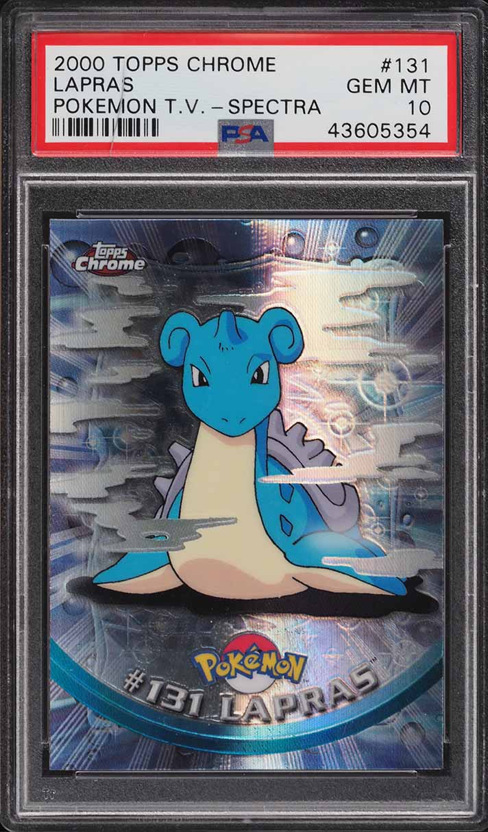2000 Topps Chrome Pokemon Series 2 Spectra Lapras #131 PSA 10 GEM MINT
