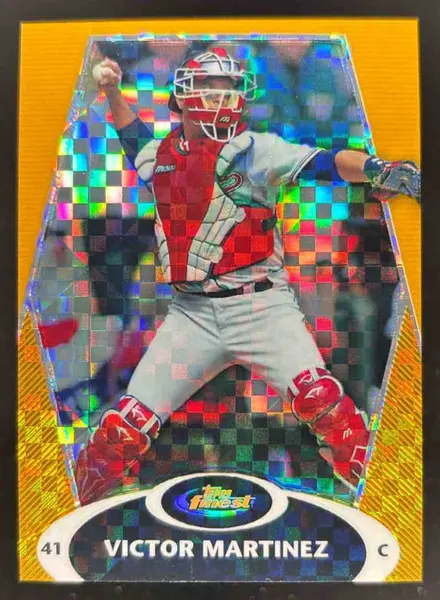 2008 Topps Finest X Fractors Gold #116 Victor Martinez /25