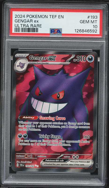 2014 Pokemon XY Promo Phantom Forces Jumbo Gengar EX #34 PSA 10