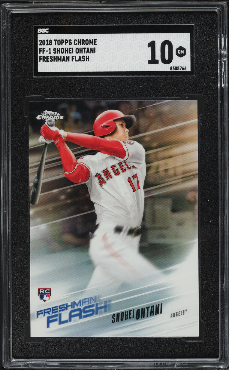 2018 Topps Chrome Freshman Flash Shohei Ohtani ROOKIE #FF-1 SGC 10 GEM MINT