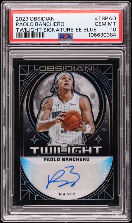2023 Panini Obsidian Twilight E/E Blue Simone Fontecchio