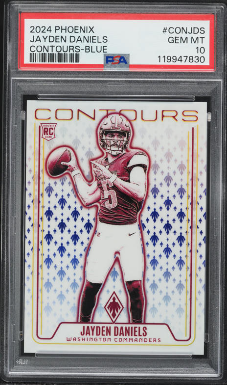 2024 Panini Mosaic Reactive Blue Michael Penix Jr ROOKIE #308 PSA