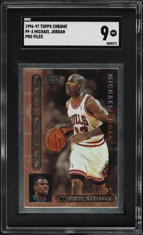 1996 Topps Chrome Michael Jordan #139 PSA 9 MINT on Fanatics